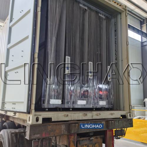 Quality inspection of container house at LINGHAO factory